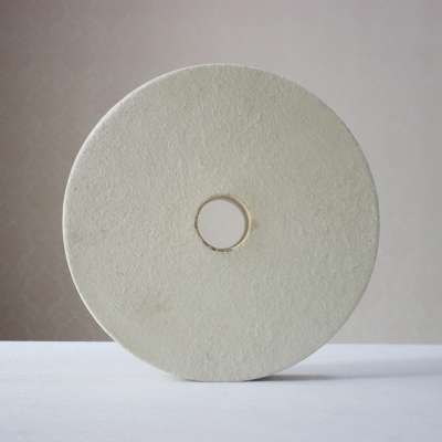 Hot sale abrasive tools 4.5'' 100% organic wool felt polishing buffing wheels pad disc for jewelry