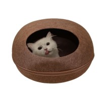 Nature Cozy Felted Caves for Cat Pet House Pet Bad felt house