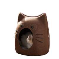 Wholesale Eco -friendly warm felt fashion design cozy felt cat cave pet carrier house